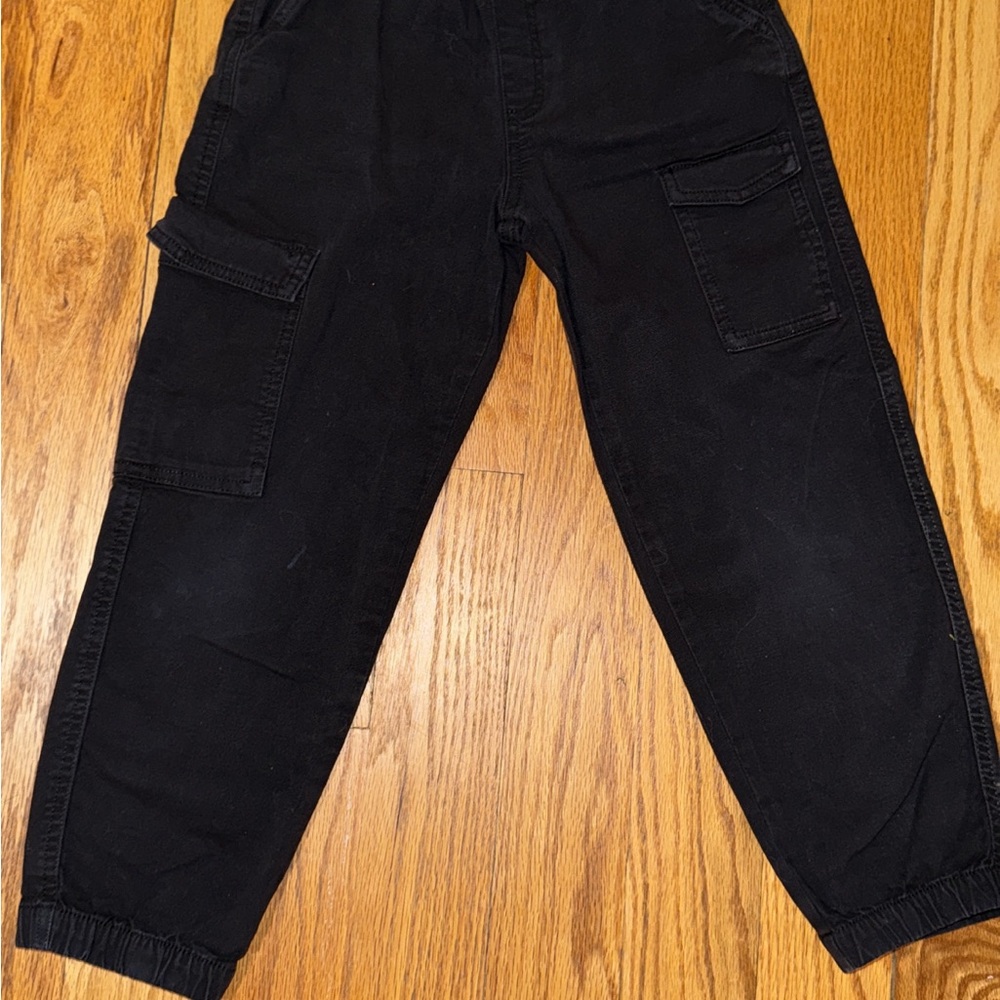 Zara Boys Black Cargo Jeans